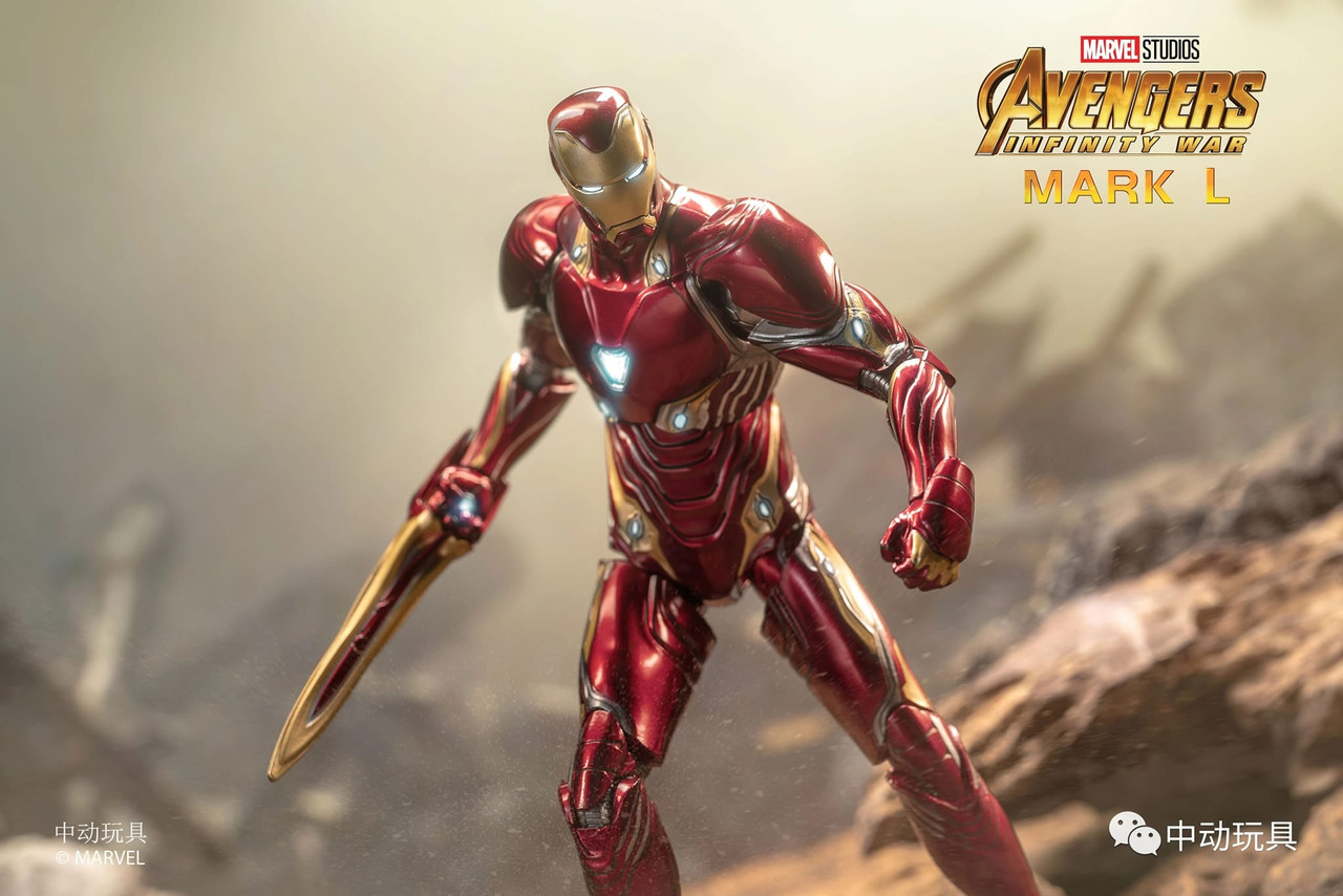 ZD Toys Avengers Iron Man Infinity War Mark L 50 1/10 Action