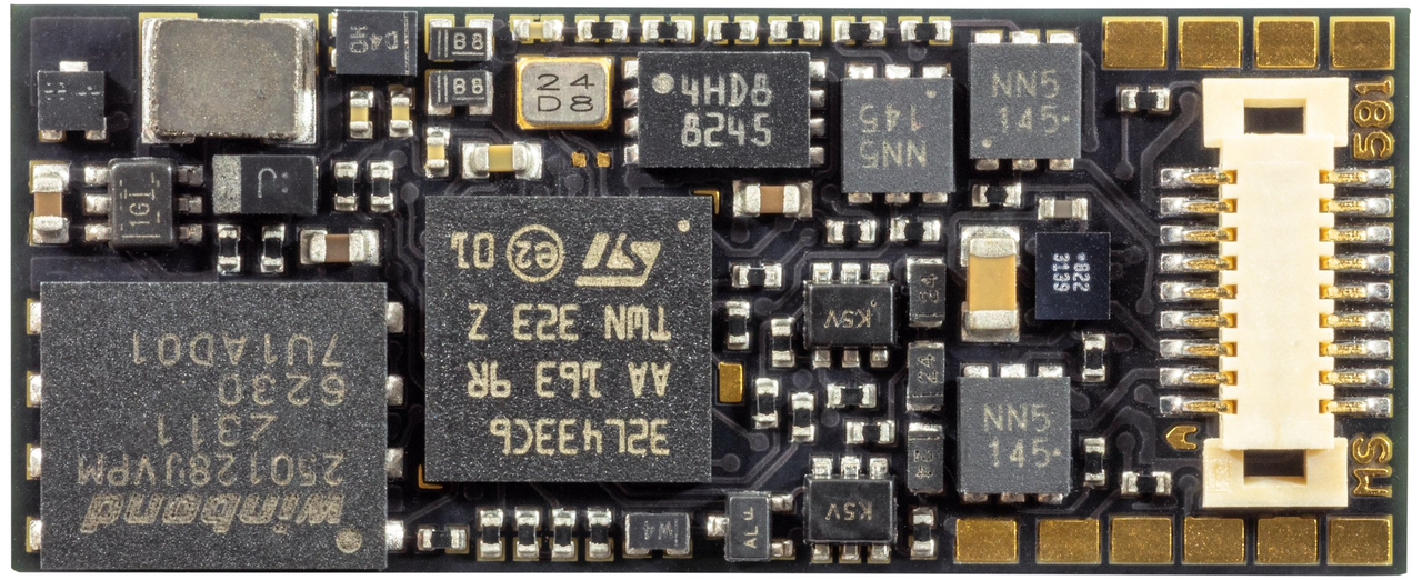 ZIMO MS581N18 Micro DCC Sound Decoder - NEM662 Next18 Integral