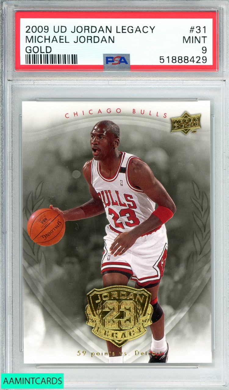2009 UPPER DECK JORDAN LEGACY MICHAEL JORDAN #31 GOLD CHICAGO