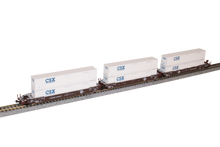 Kato, N scale, CSX, Gunderson, MAXI-IV, Double Stack Car, 3-car