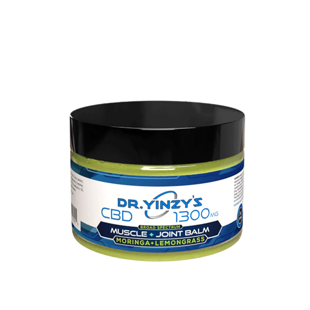 Dr. Yinzy's CBD Broad Spectrum Muscle & Joint Lemongrass & Moringa