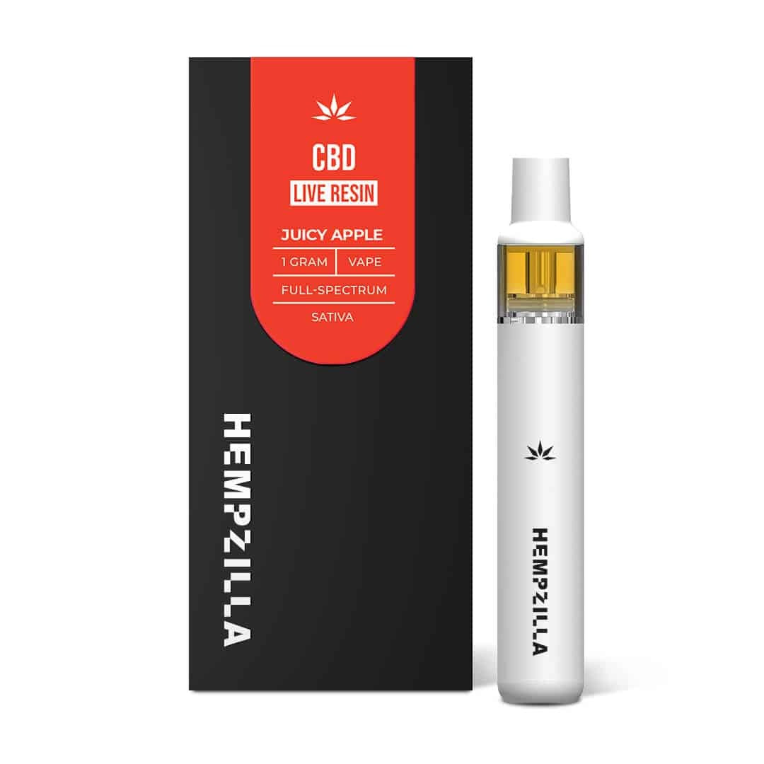 Hempzilla Full Spectrum CBD Live Resin Disposable Vape Pen - Calm Leaf