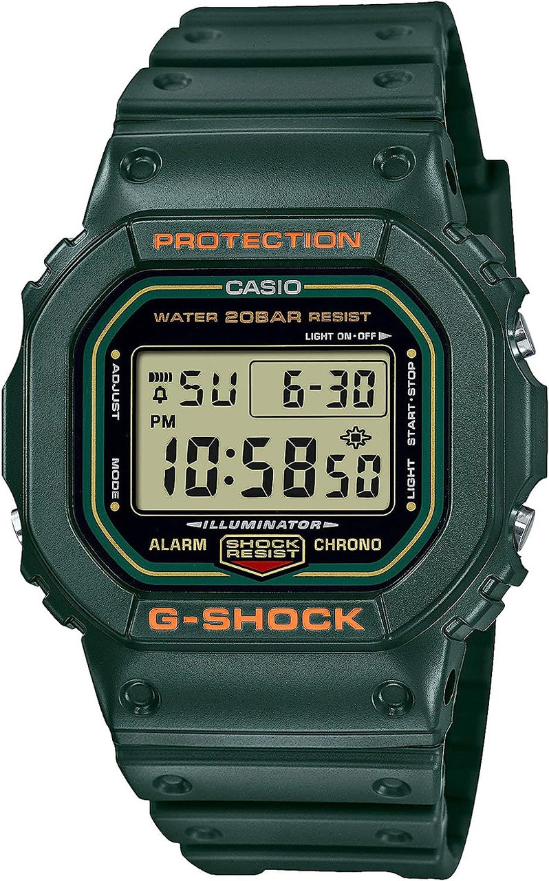 DW-5600RB-3 | DW-5600RB-3JF | Square Green G-Shock