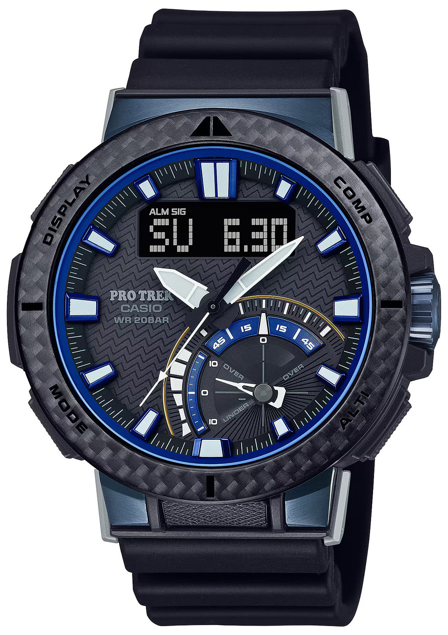 Casio Pro Trek Angler Line Carbon Fiber PRW-73X-1JF Multi-Band 6