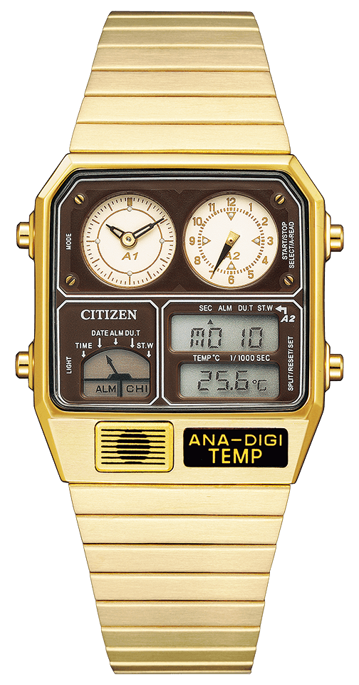 Citizen Ana-Digi Temp Reproduction Gold JG2103-72X - Shopping In