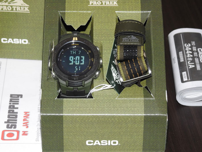 Casio Pro Trek Triple Sensor | PRW-3100G-3JR | PRW-3100G-3