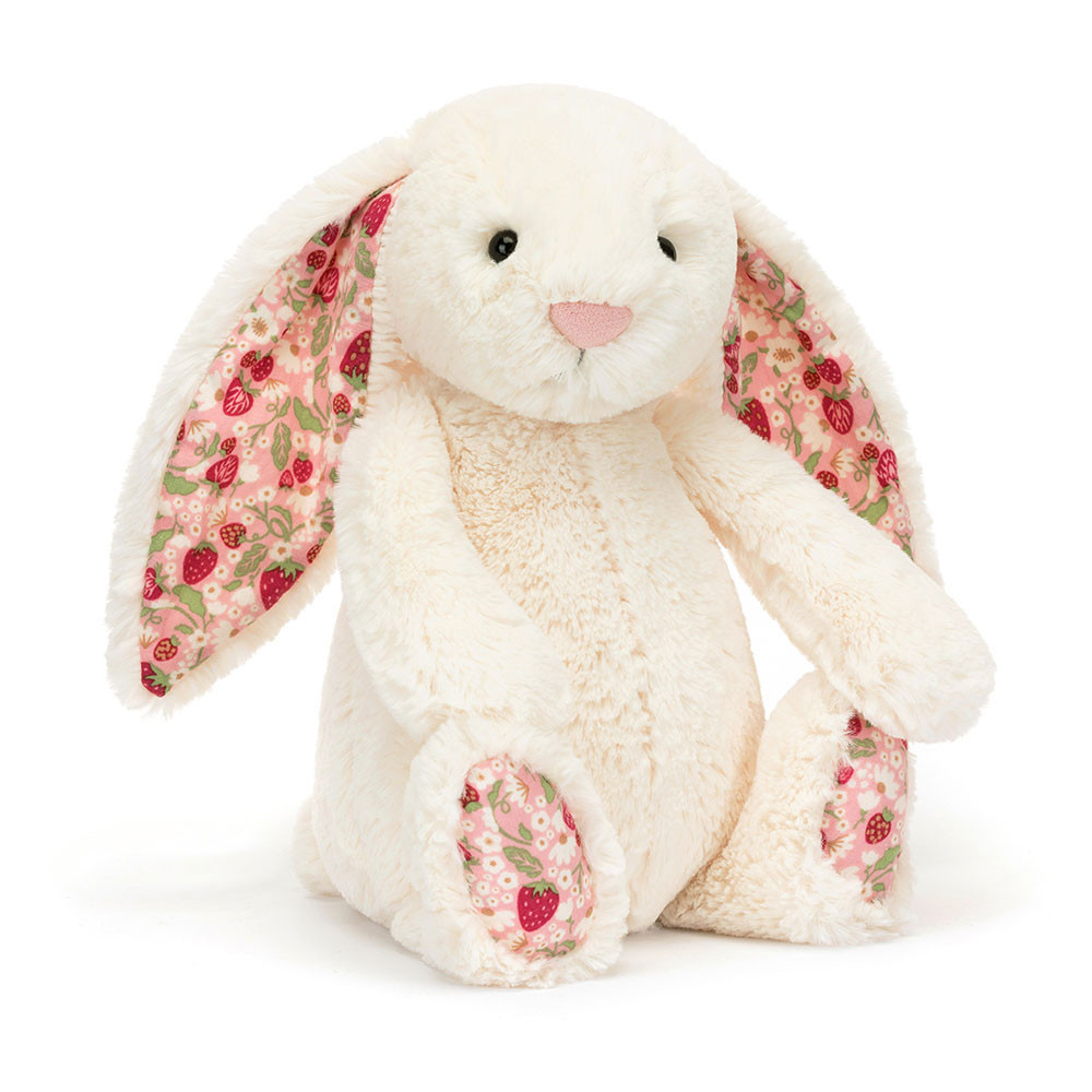 Blossom Cream Bunny 'Berry' - Official Jellycat