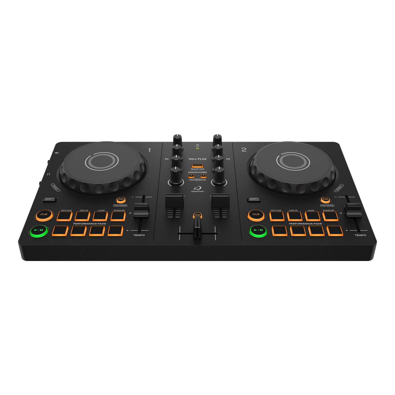 AlphaTheta DDJ-FLX2 Compact DJ Controller | Gear Club Direct