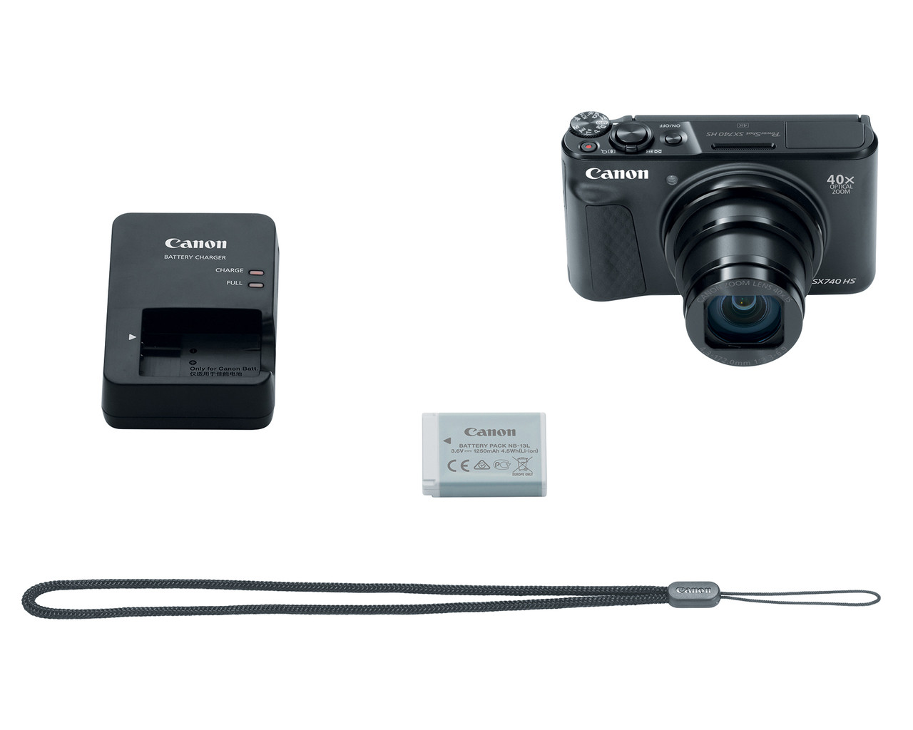 Canon PowerShot SX740 HS Digital Camera (Black) | Bedfords.com
