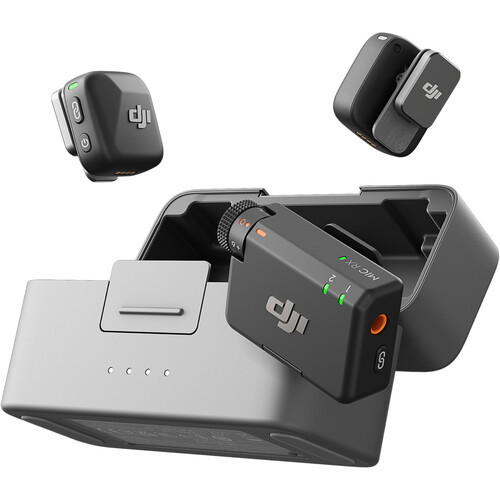DJI Mic Mini 2.4GHz 2-Person Clip-On Digital Wireless Microphone