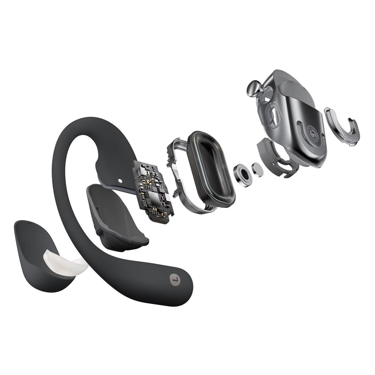 SHOKZ OpenFit 2 Black Open-Ear Earbuds with Charging Case (T920-ST