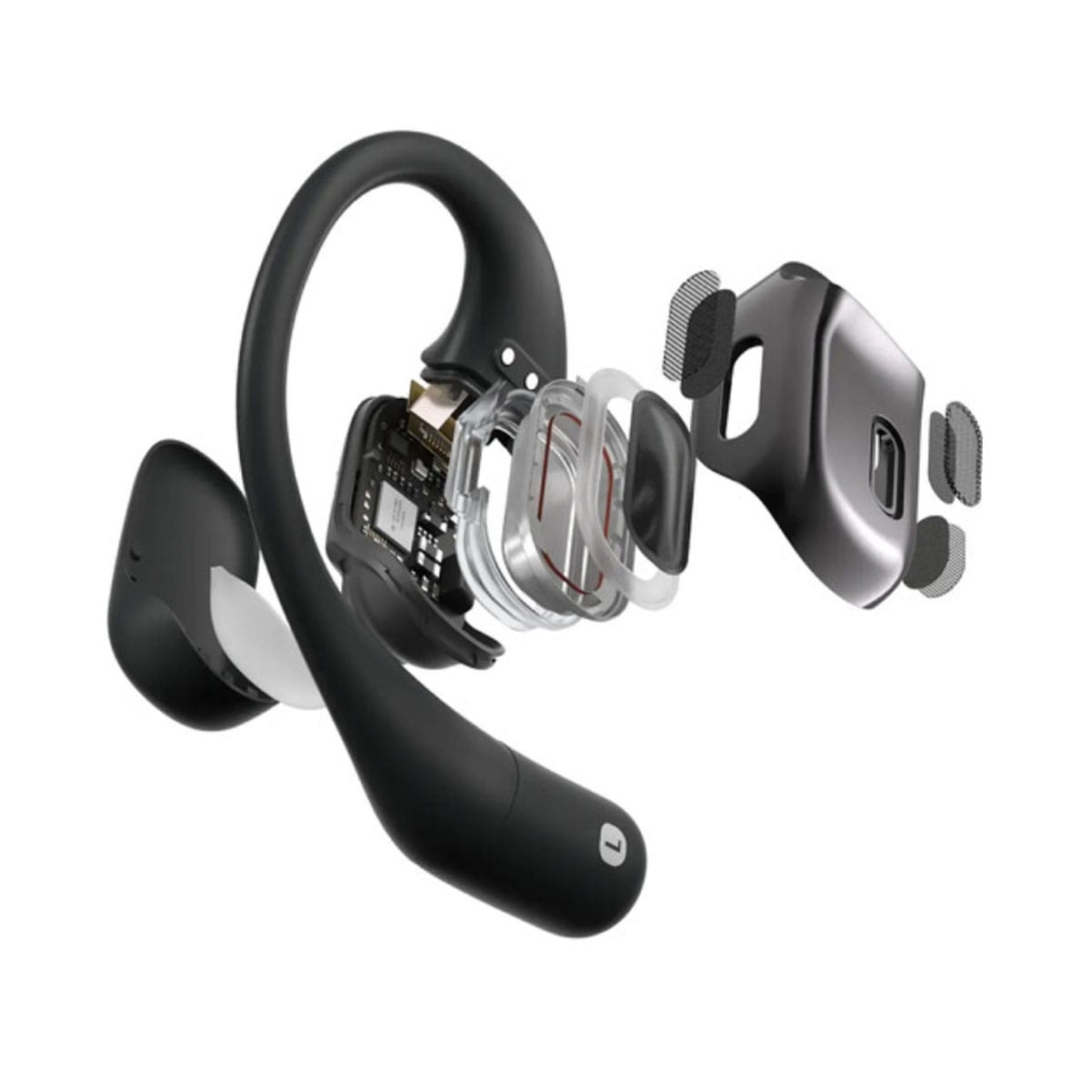 SHOKZ OpenFit Black Open-Ear True Wireless Earbuds (T910-ST-BK-US