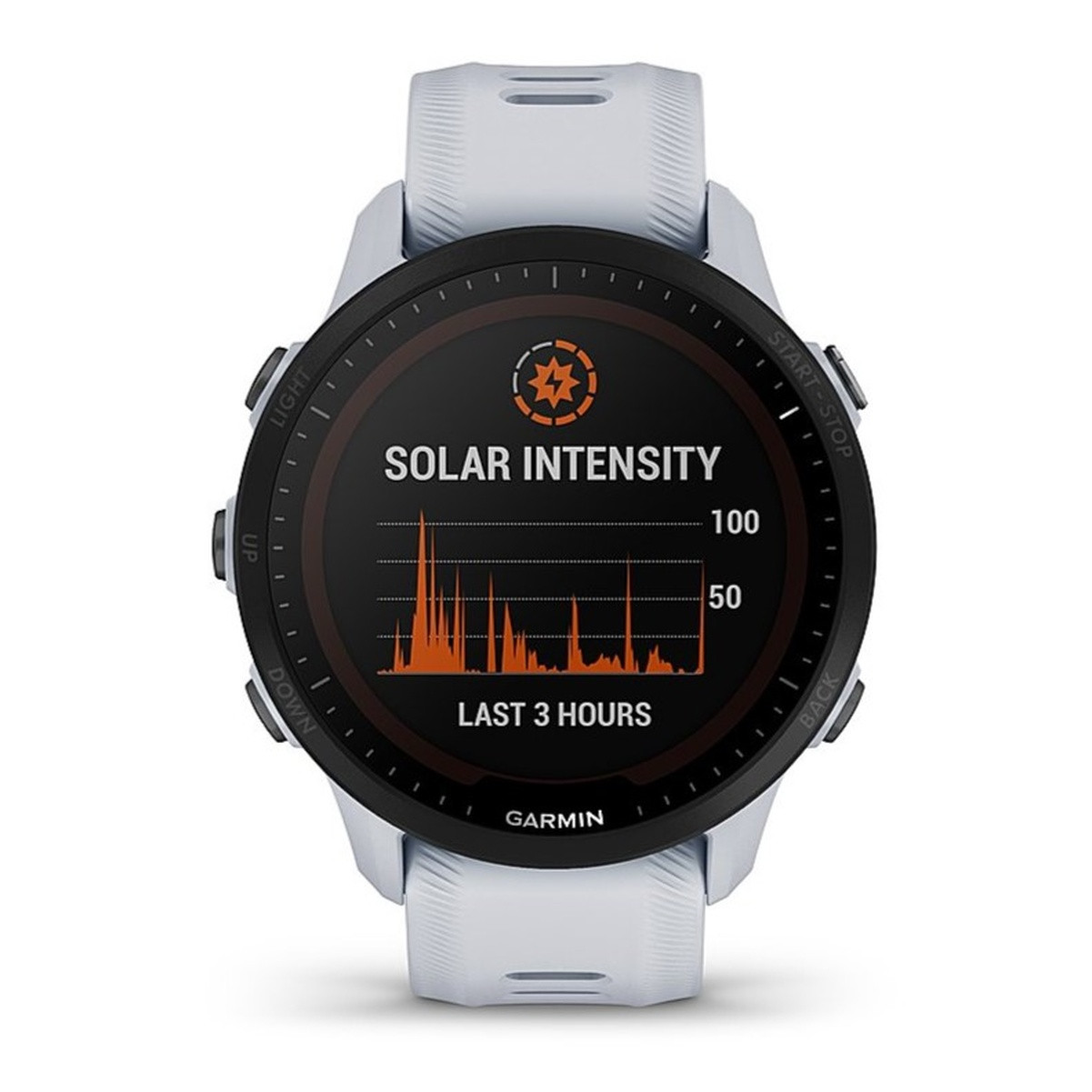 GARMIN Forerunner 955 Solar White GPS Running Smartwatch - Free