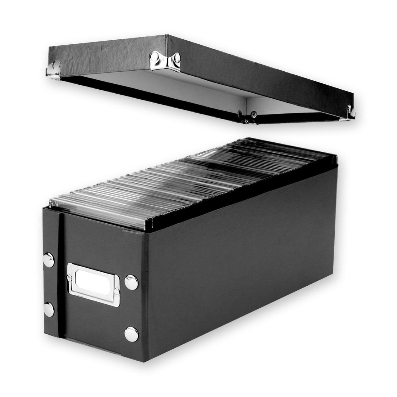 CD Storage Box, Black - 165 CD Capacity - Snap-N-Store - SNS01521