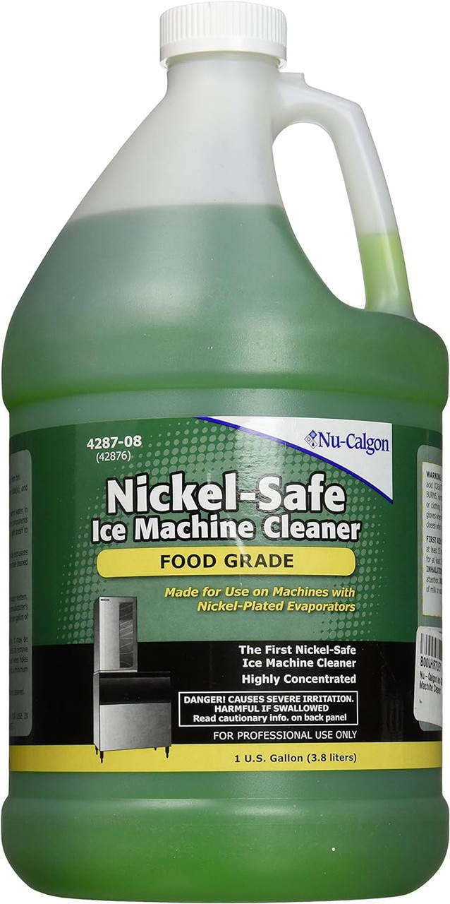 Nu-Calgon Nickel Safe Ice Machine Cleaner Solution, 1 Gallon Jugs