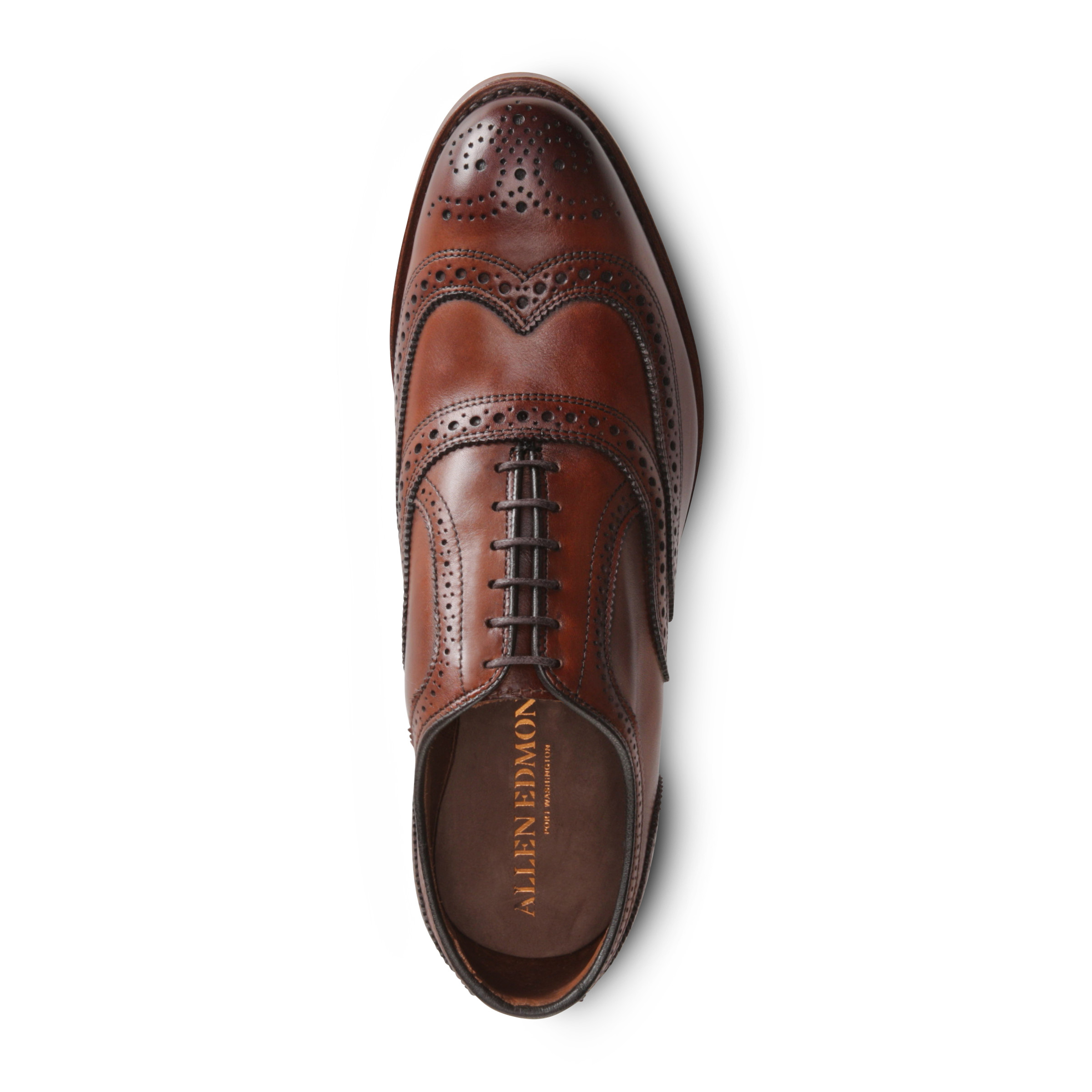 Allen Edmonds McAllister Dark Chili Leather Calfskin - Sherman