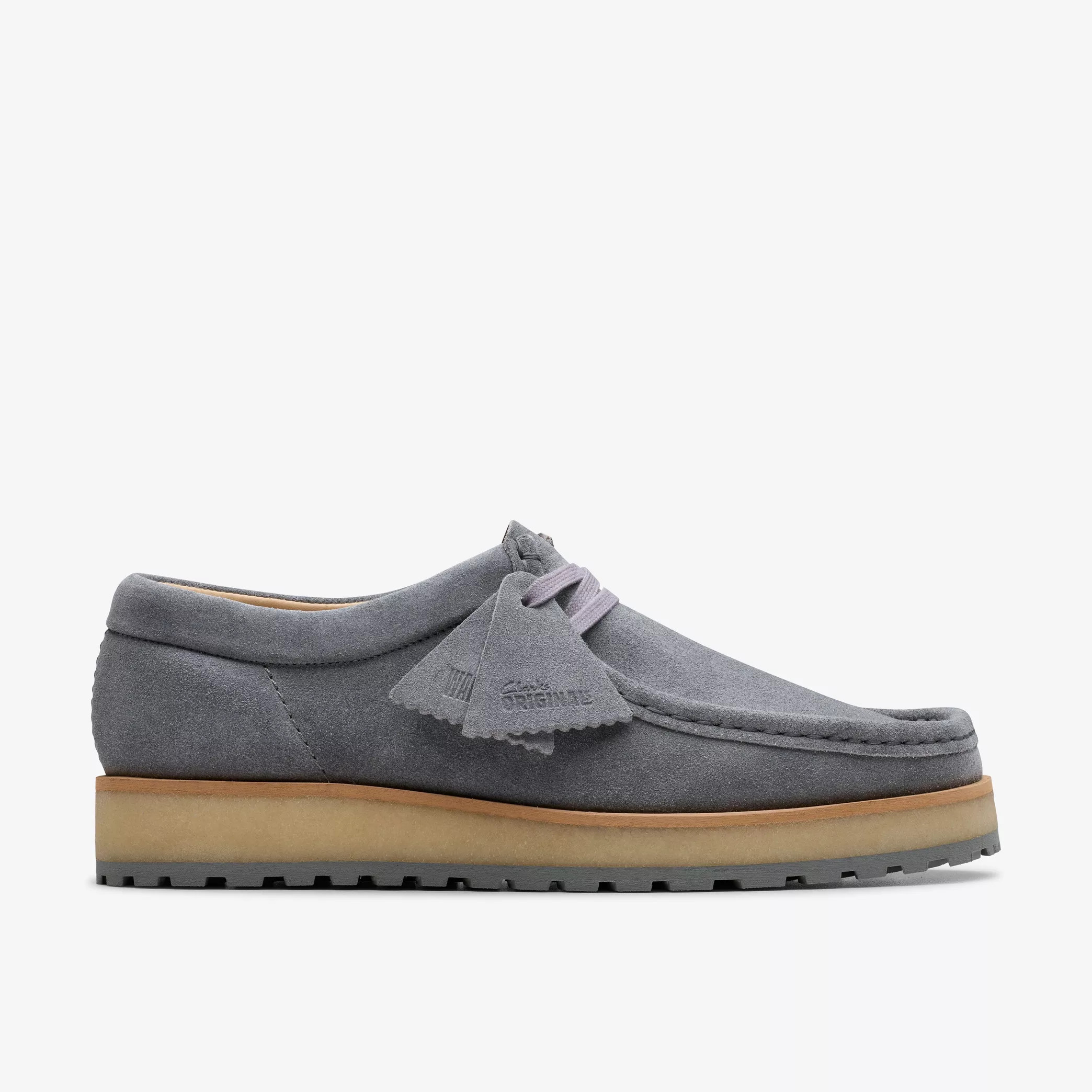 Clarks Men's Walla Scout Lo Grey Suede - Sherman Brothers Inc