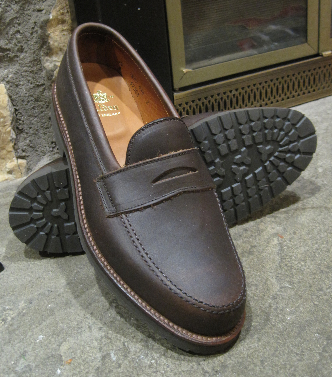 Alden Leisure Dark Brown Handsewn Kudu #5730S - Sherman Brothers Inc