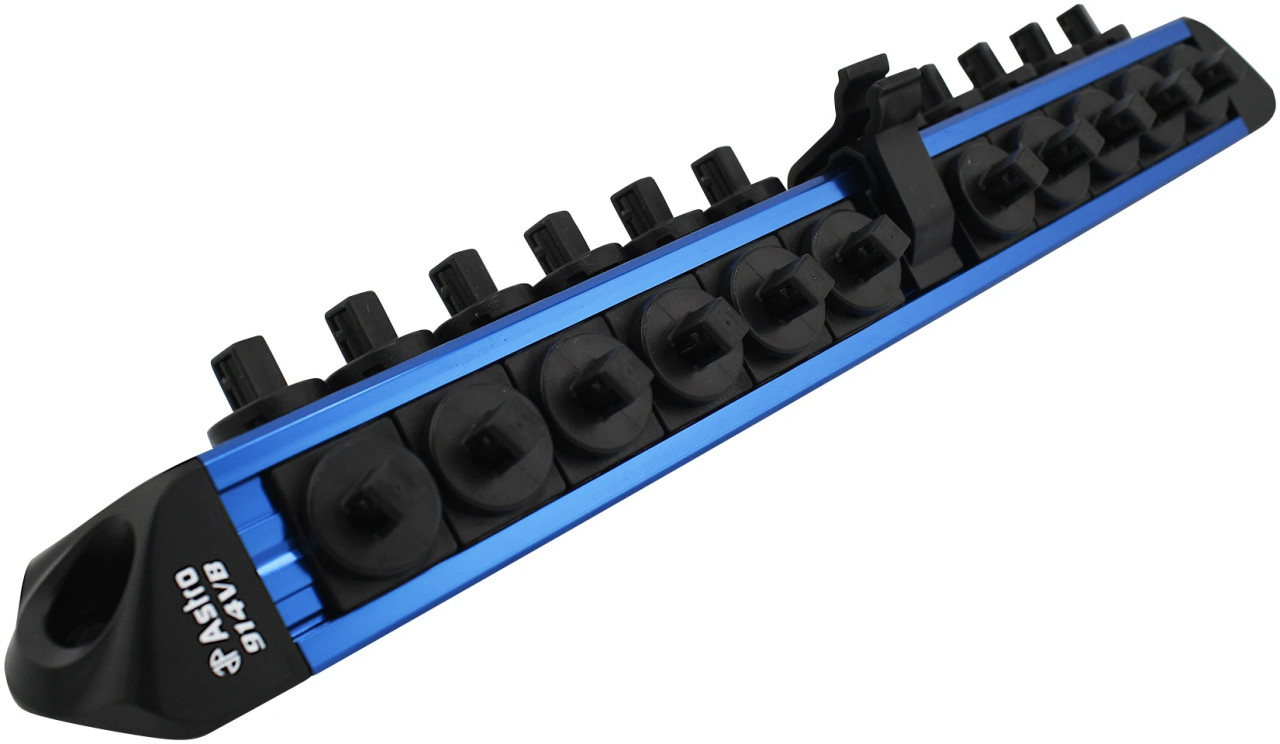 ASTRO 1/4″ Drive V12 Locking Magnetic Socket Organizer for 22