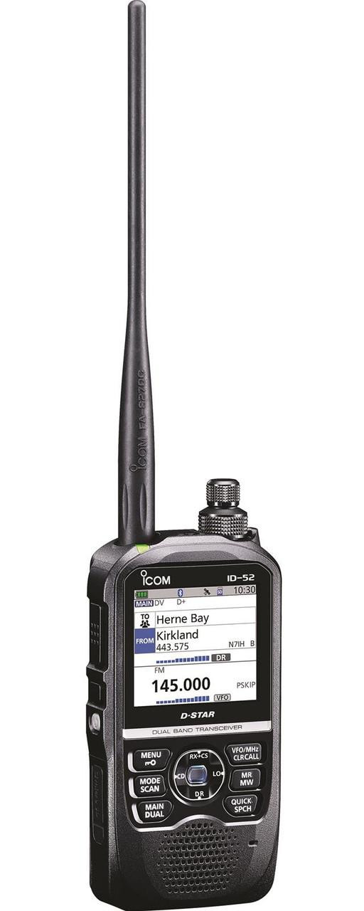 ICOM ID-52A Dual Band D-Star Portable - HiTech Wireless Store