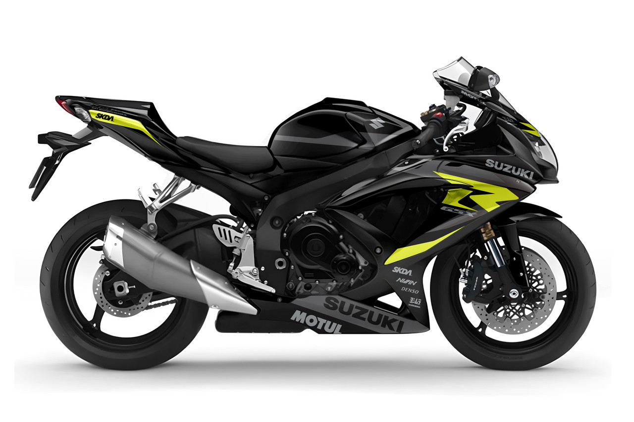 ZEPHYR Blk/Ylw Suzuki GSXR Full Graphics Kit | SKDA USA