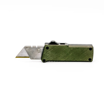 Chaves Knives CHUB OTF Green/Black Aluminum Handle Push Automatic