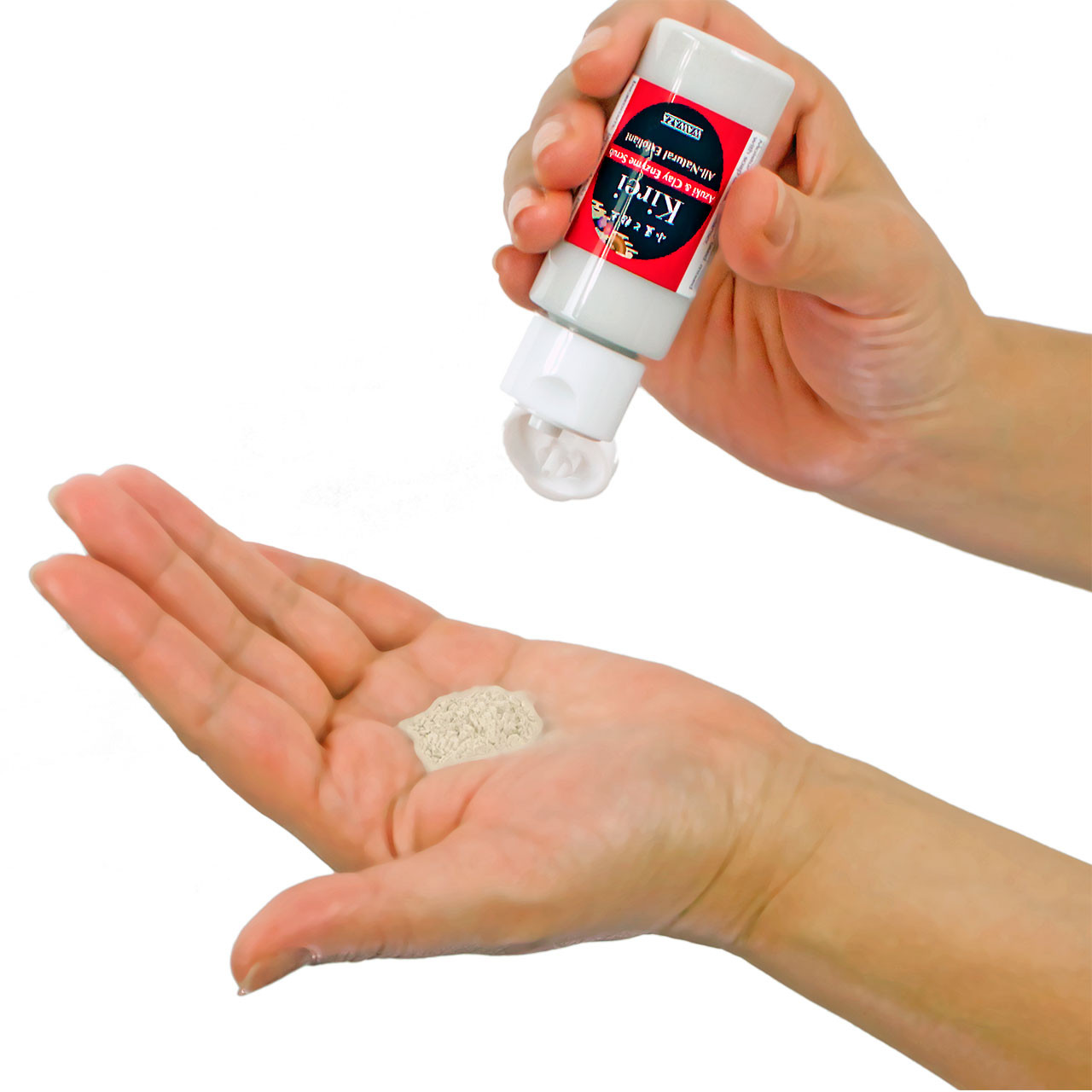 Kirei Azuki and Clay Enzyme Facial Exfoliant - WAWAZA