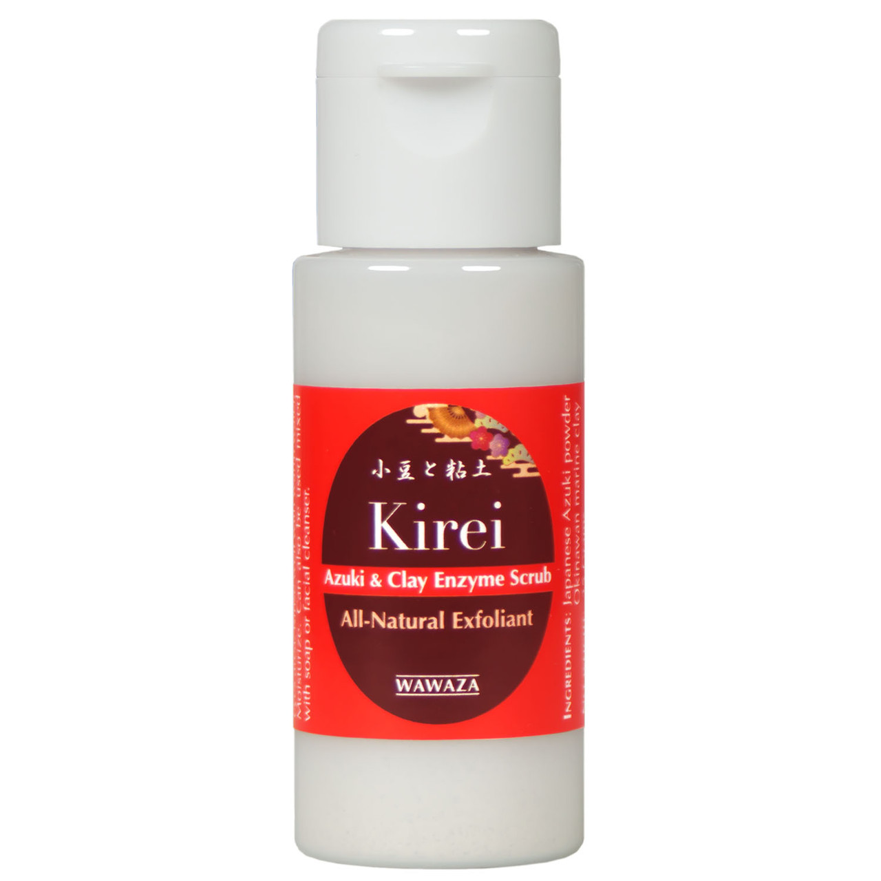 Kirei Azuki and Clay Enzyme Facial Exfoliant - WAWAZA