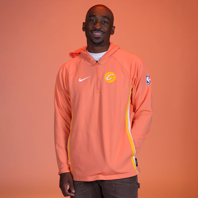 Nike Orange Script C Quarter Zip | Center Court, the official Cavs