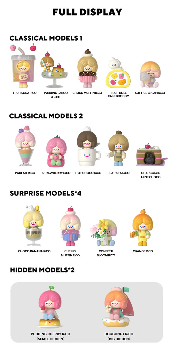 RICO F•UN デザートシリーズ happy sweet days RICO F•UN デザート