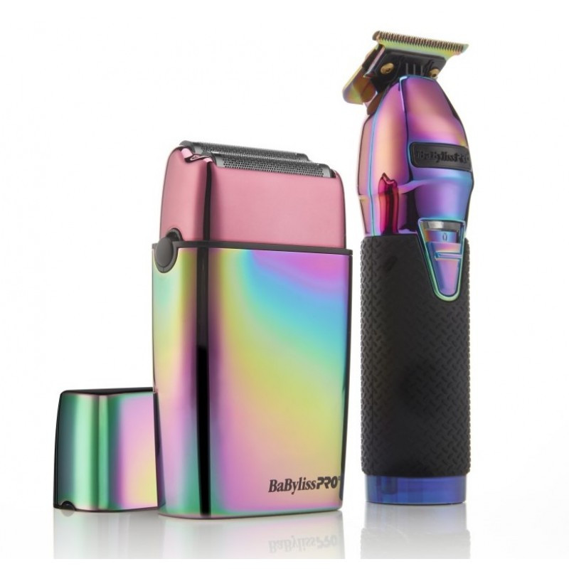BaBylissPRO LIMITEDFX Iridescent Trimmer & Double Foil Shaver Duo