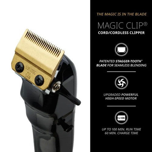 WAHL Professional 5 Star Magic Cordless Clipper - Black
