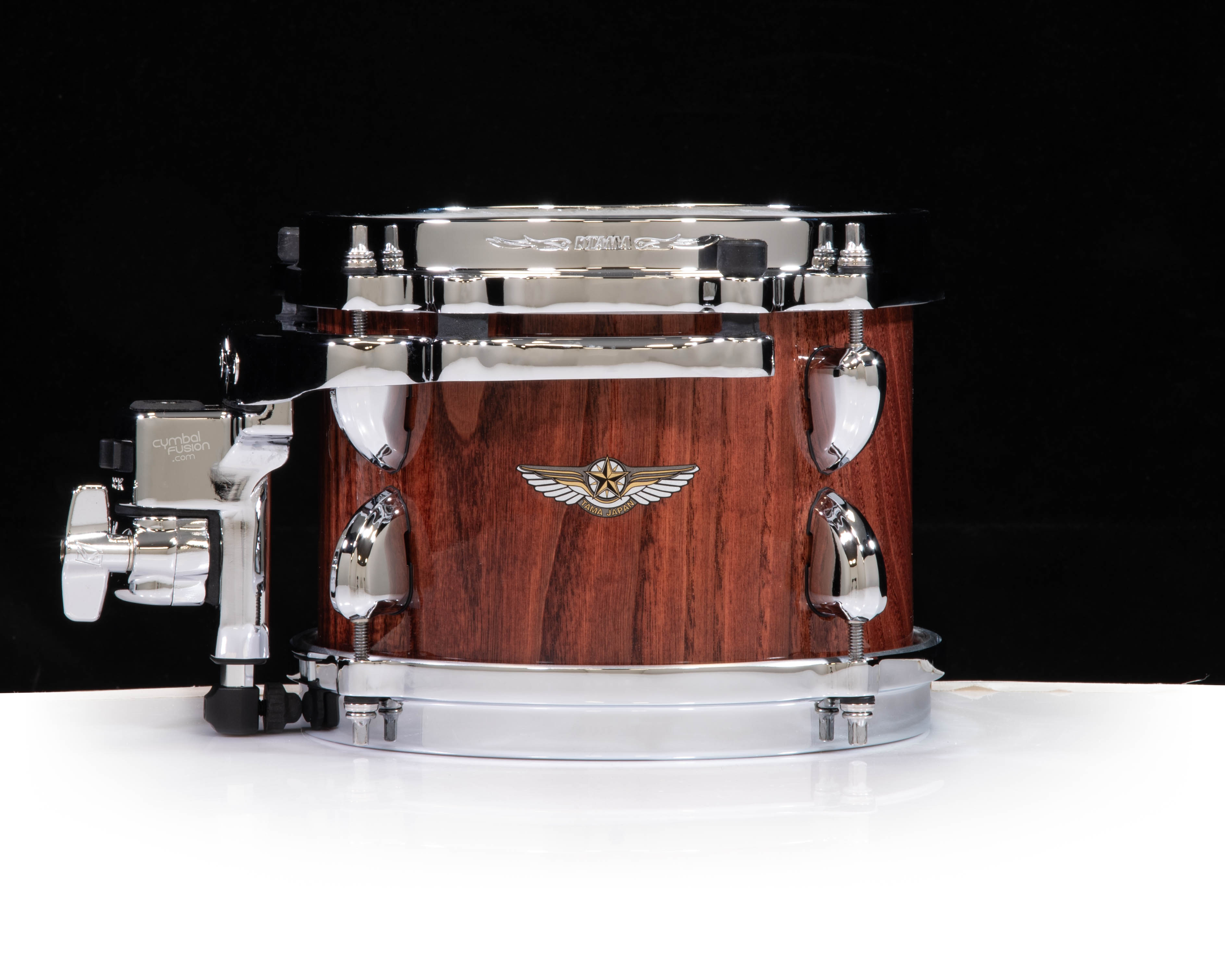 Tama Star Walnut 8x6 Tom - Satin Black Japanese Sen Burst