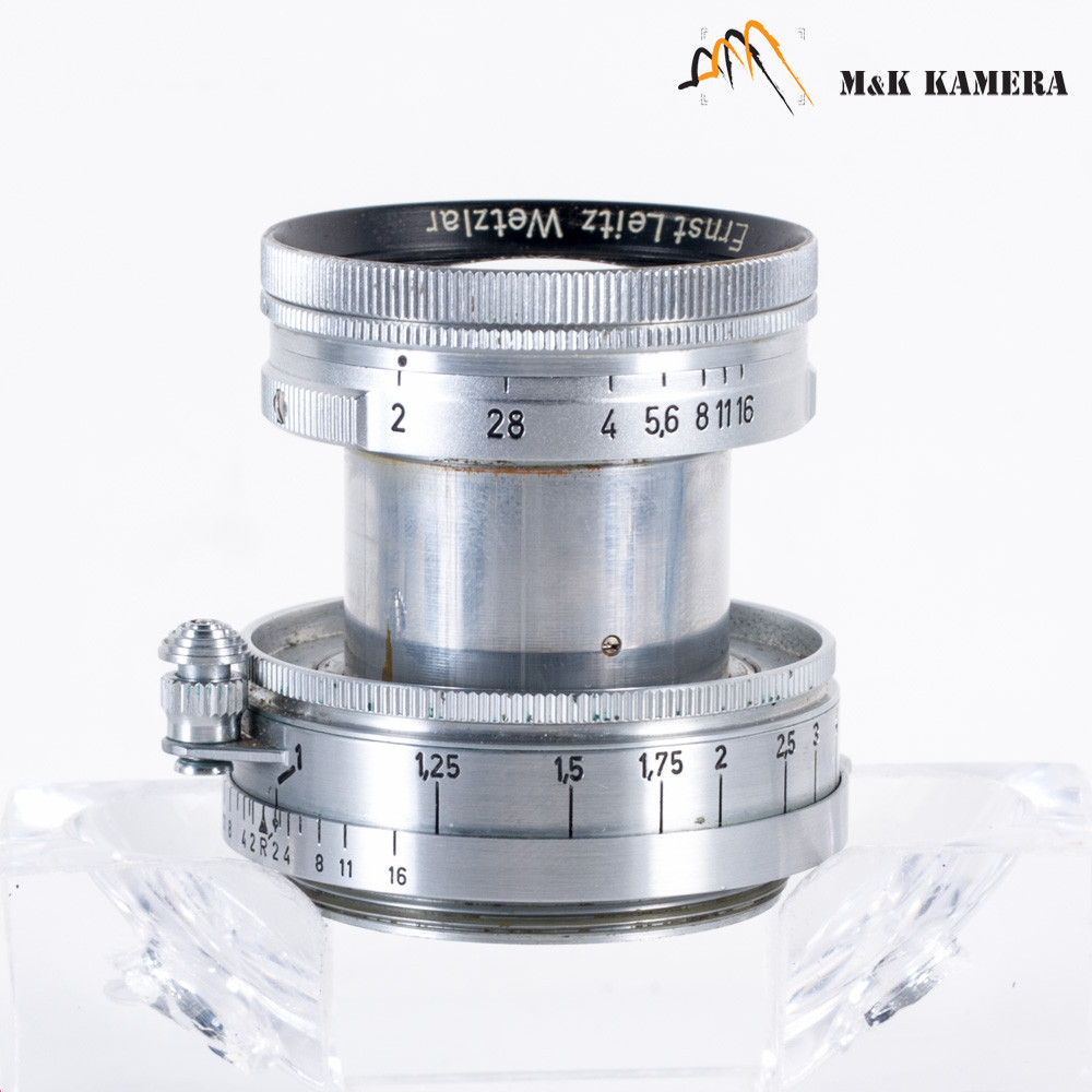 LEITZ Leica Summitar L39 50mm/F2.0 Silver Lens Yr.1946 LTM Germany