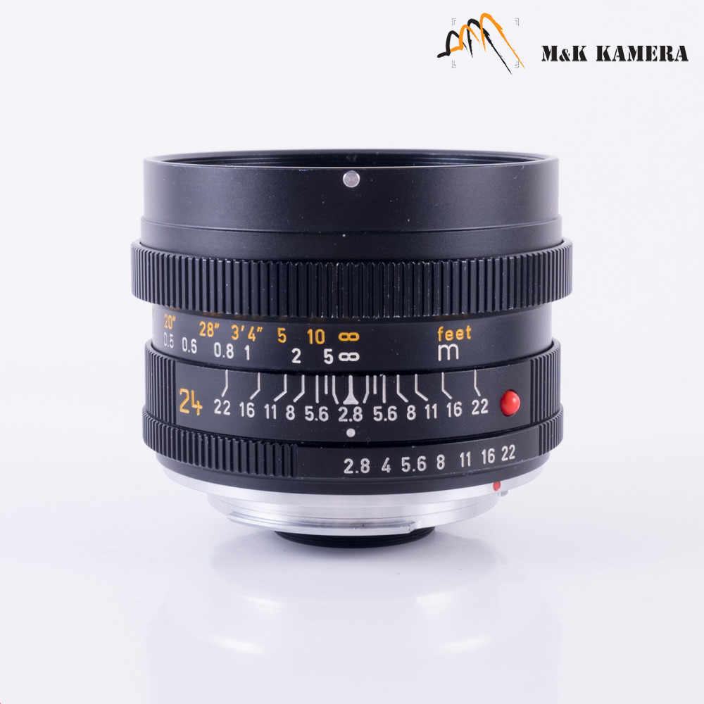 LEITZ Leica Elmarit-R 24mm F/2.8 Lens Yr.1984 Germany 11221 #065