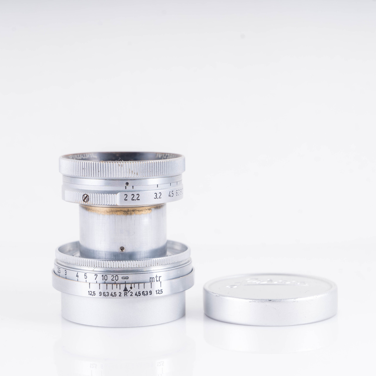 LEITZ Leica Summitar L39 50mm/F2.0 Silver Lens Yr.1940 LTM Germany