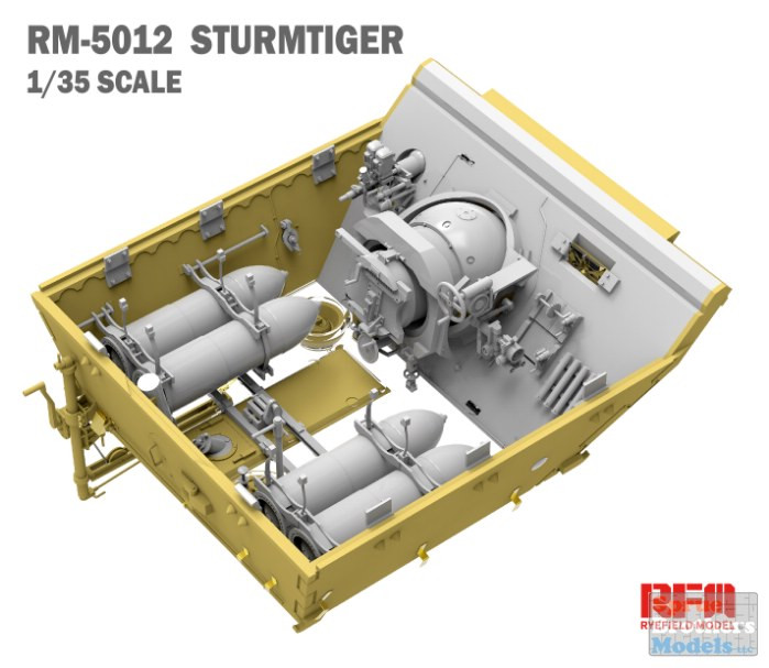 RFMRM5012 1:35 Rye Field Model Sturmmorser Tiger with Full