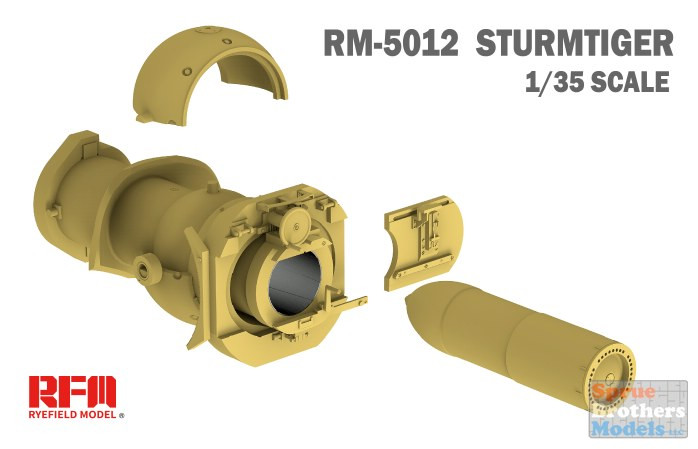 RFMRM5012 1:35 Rye Field Model Sturmmorser Tiger with Full