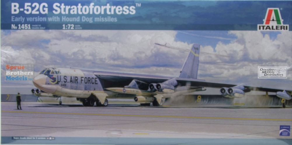 ITA1451 1:72 Italeri B-52G Stratofortress (Early version with