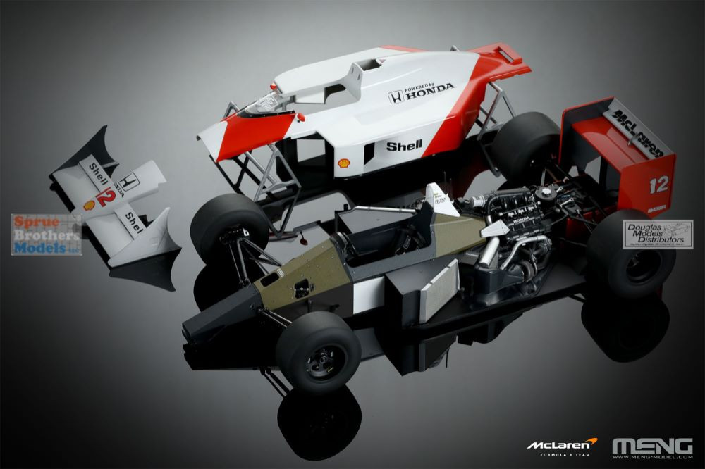MNGRS005 1:12 Meng McLaren MP4/4 1988 [Pre-Colored Edition