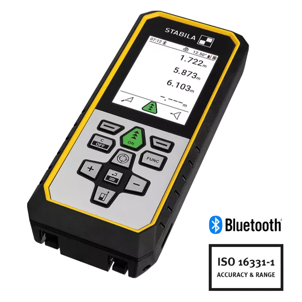STABILA 06530 - Bluetooth Laser Distance Measurer LD 530 BT, 660 ft