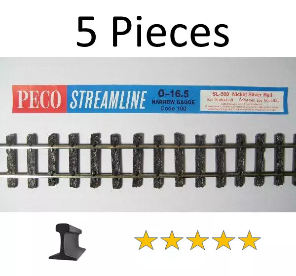 Peco ~ On30 Scale ~ PECO Streamline ~ O-16.5 Code 100 ~ Flexible