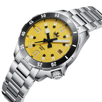 PHOIBOS APOLLO 200M Automatic Diver Watch PY056E White