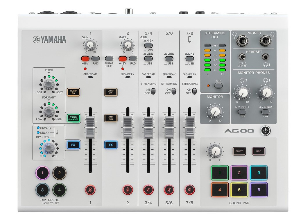 Yamaha AG08-W - USB Interfaces