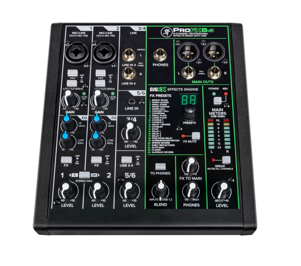 Mackie PROFX6v3 ミキサー オーディオインターフェース 箱付き Mackie