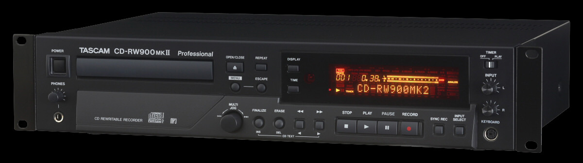 TASCAM CD Recorder / Player / CD-RW900MKII - Phantom Dynamics