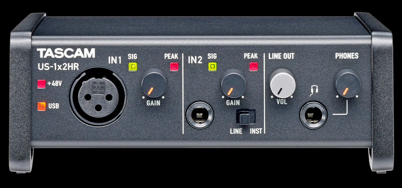 TASCAM US-1x2HR High Resolution Versatile USB Audio Interface
