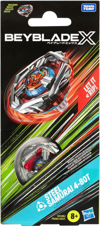 HASBRO Steel Samurai 4-80T Beyblade X Booster - BeysAndBricks