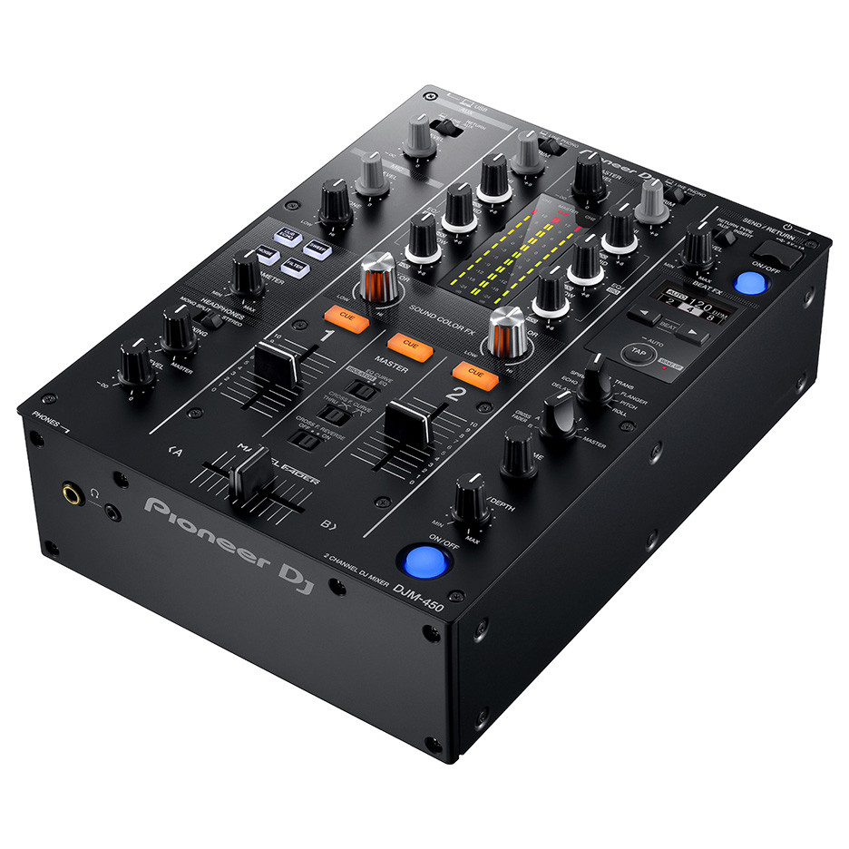 PIONEER DJ DJM-450 2-Channel DJ Mixer | EMI Audio