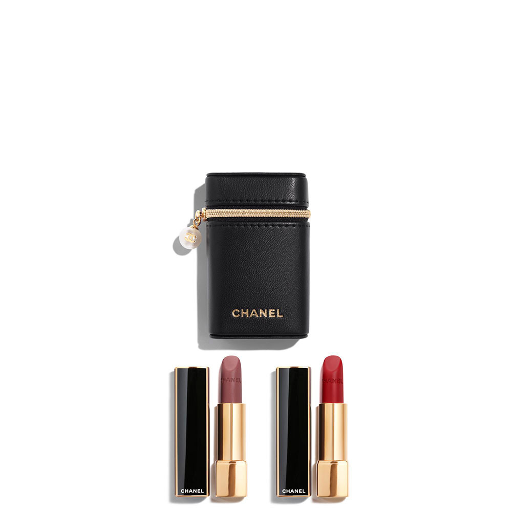 CHANEL Rouge Allure Velvet Les Perles Set of 2 Luminous Matte Lip